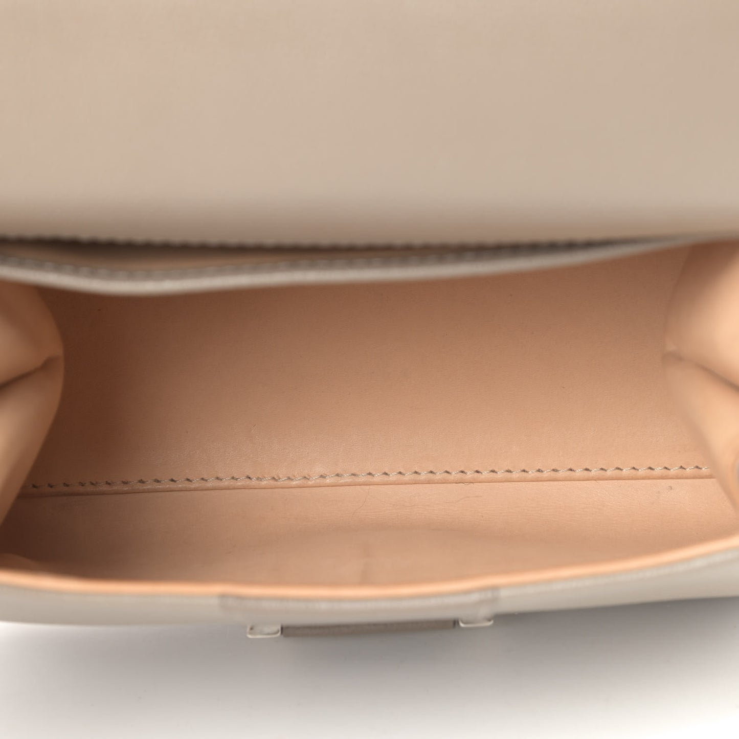 Grained Calfskin Mini Brillant Satchel Camaieux Tourterelle