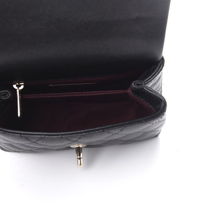 Chanel Caviar Quilted Extra Mini Coco Handle Flap Black 6 of 12