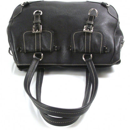 Prada Vitello Daino Tote Black 5 of 9