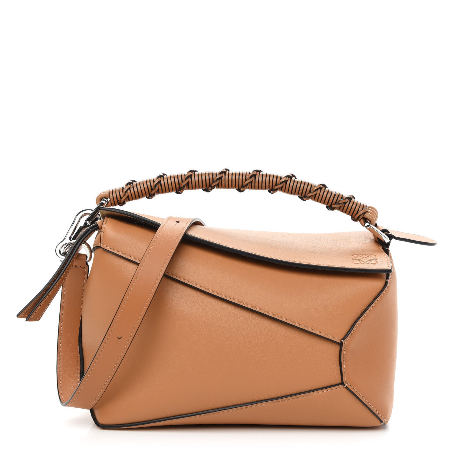 Loewe Calfskin Small Puzzle Edge Bag Tan 1 of 8