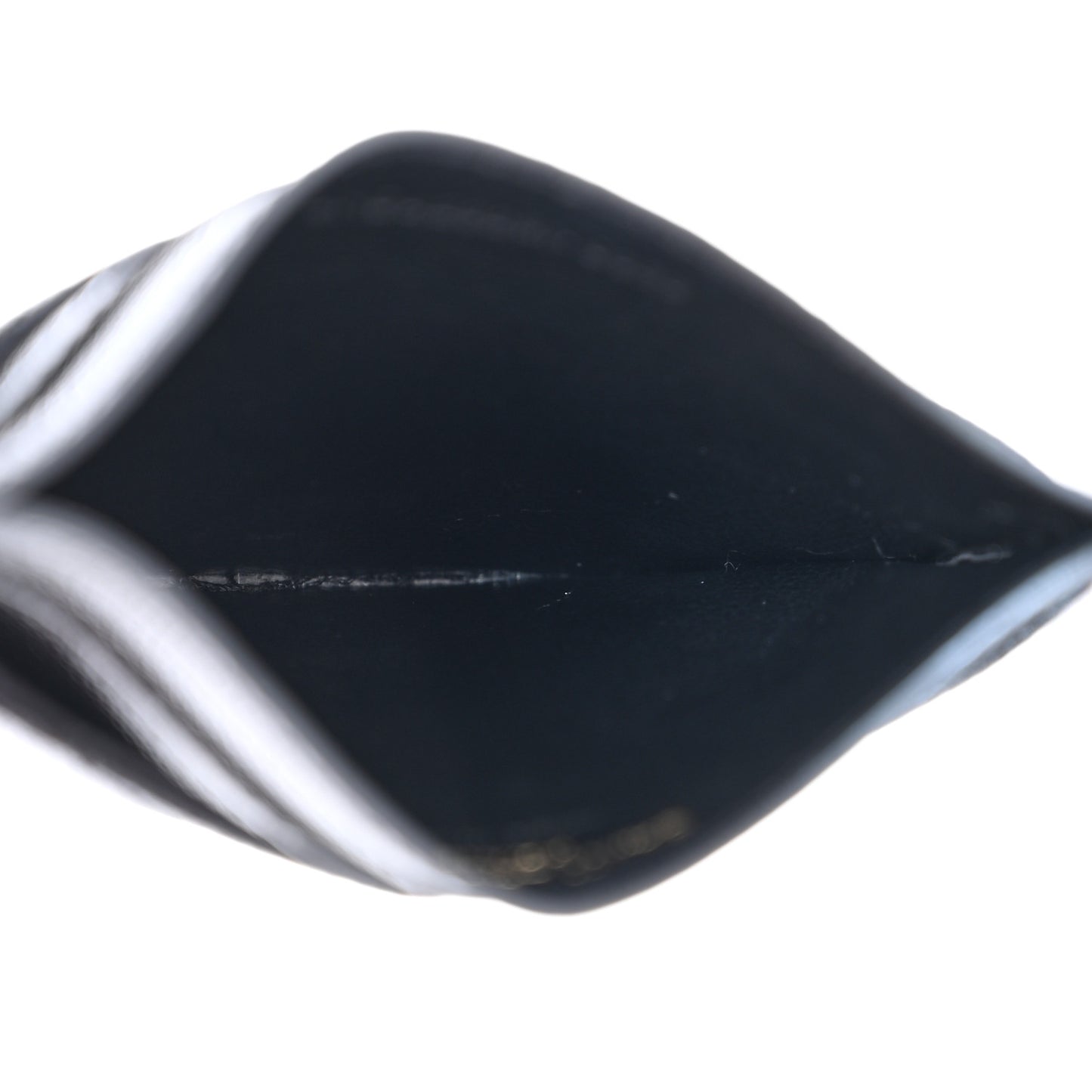 Grain De Poudre Matelasse Chevron Monogram Credit Card Case Black