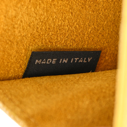 Miu Miu Goatskin Bandoliera Madras Bi-Color Shoulder Bag Yellow 7 of 11
