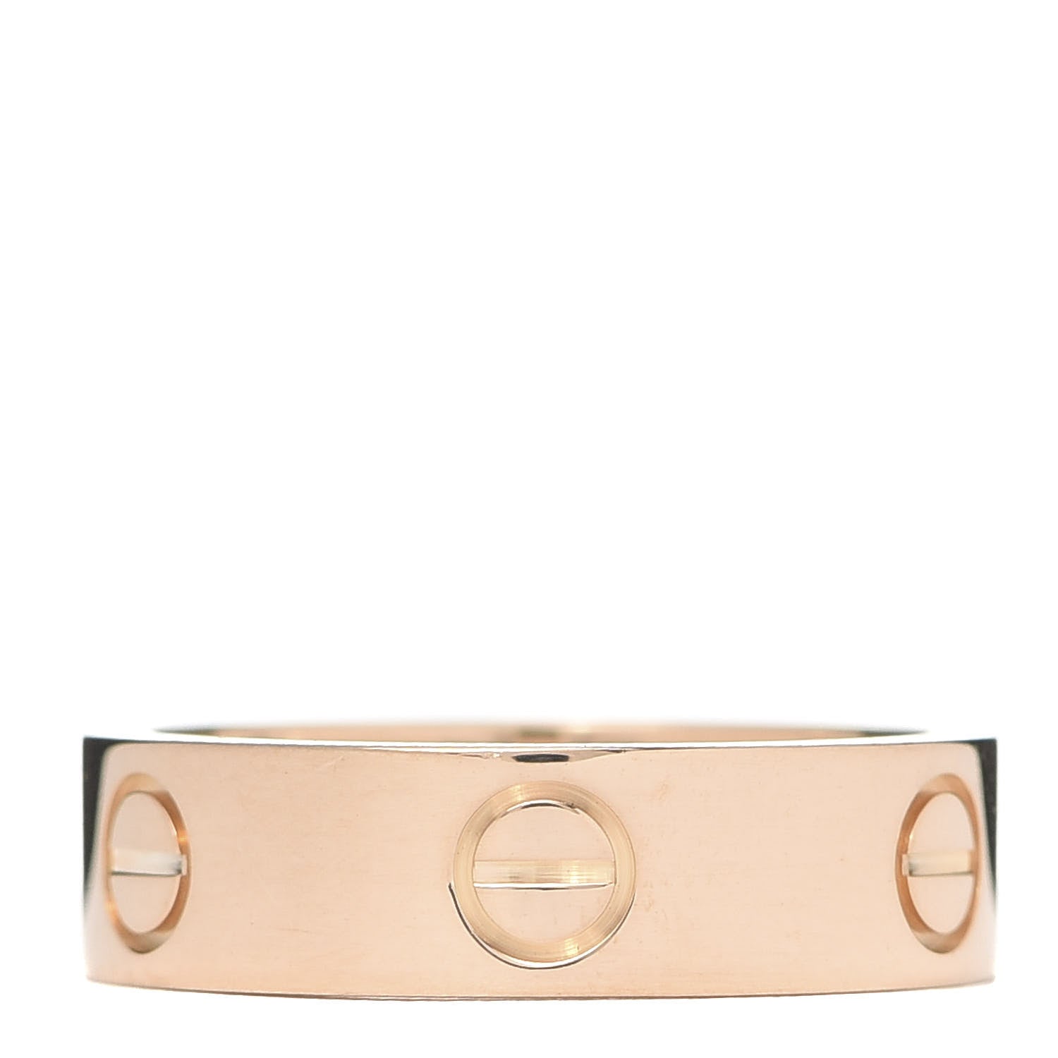 Cartier 18K Pink Gold 5.5mm LOVE Ring 55 7.25 1 of 4