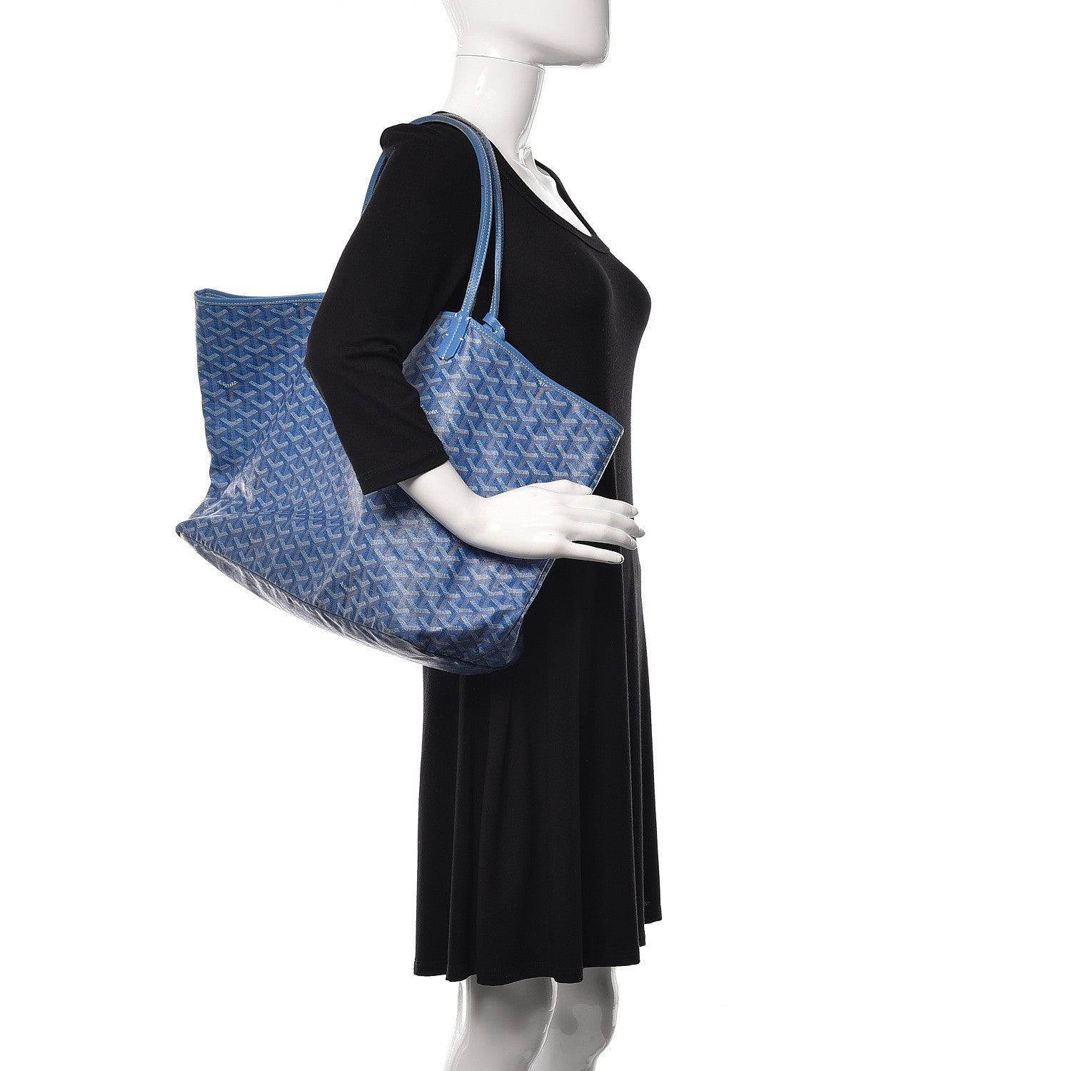 Goyard Goyardine Saint Louis GM Sky Blue 2 of 11