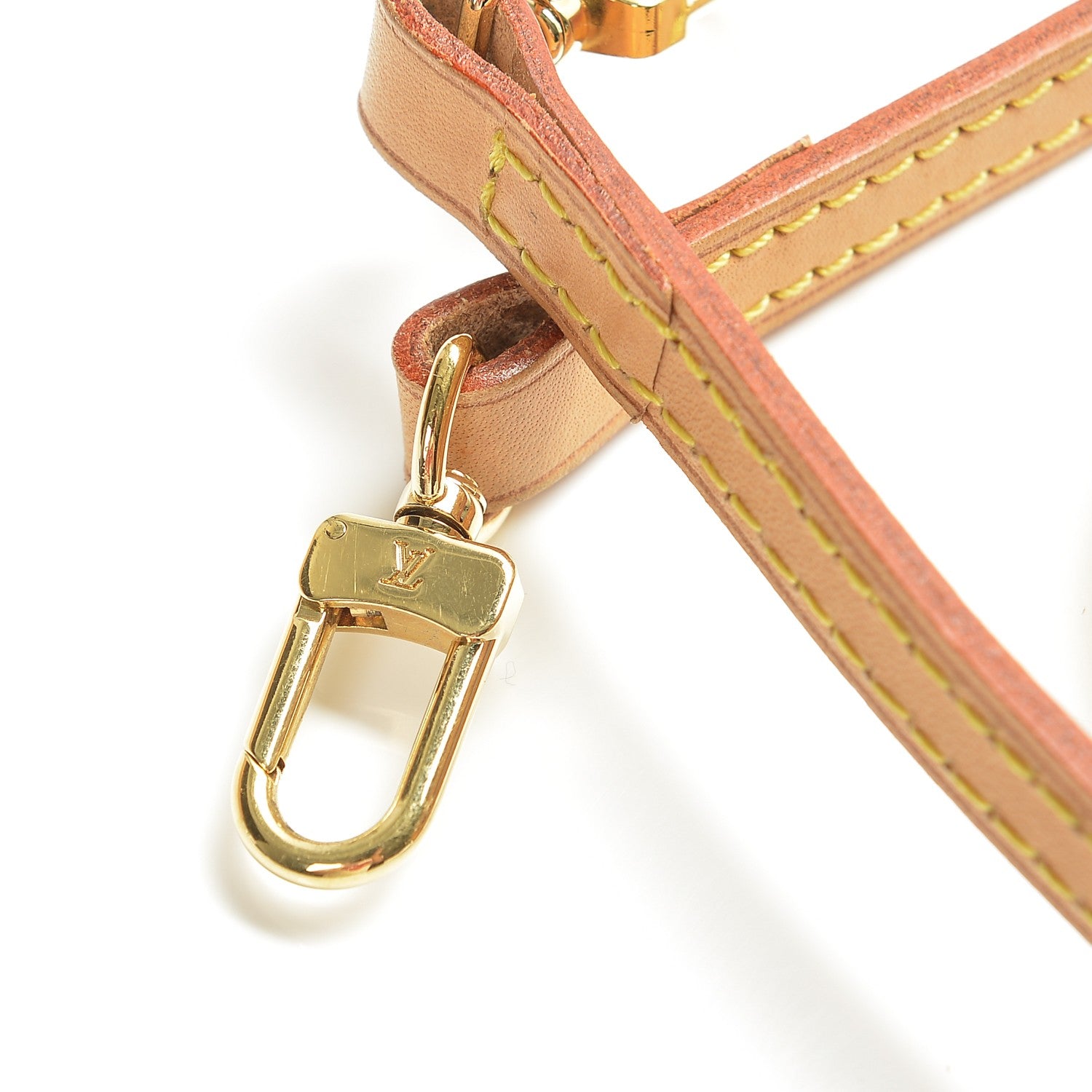 Louis Vuitton Vachetta 12mm Long Shoulder Strap VVN 3 of 4