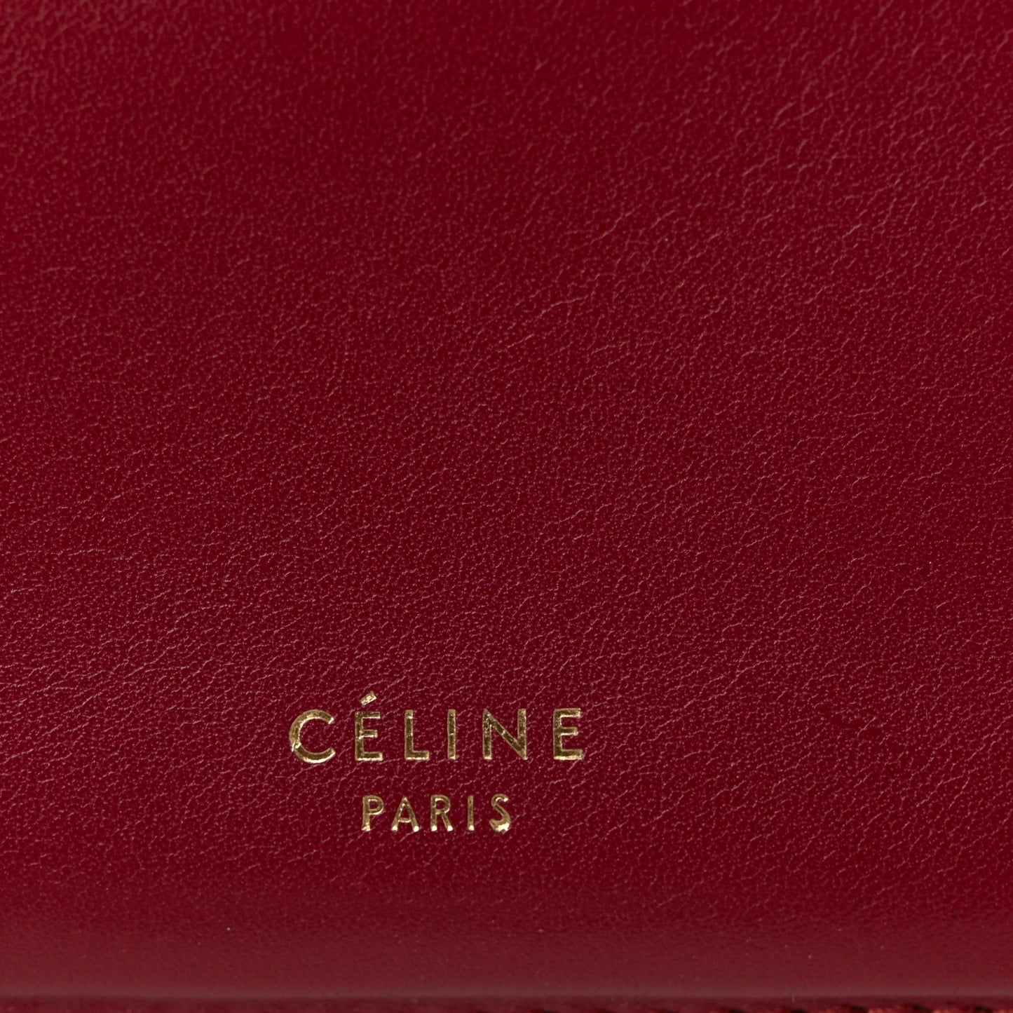 Patina Box Calfskin Medium Clasp Bag Scarlet