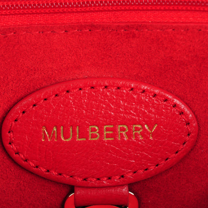 Mulberry Small Classic Grain Calfskin Small Lily Flap Fiery Red 6 of 8