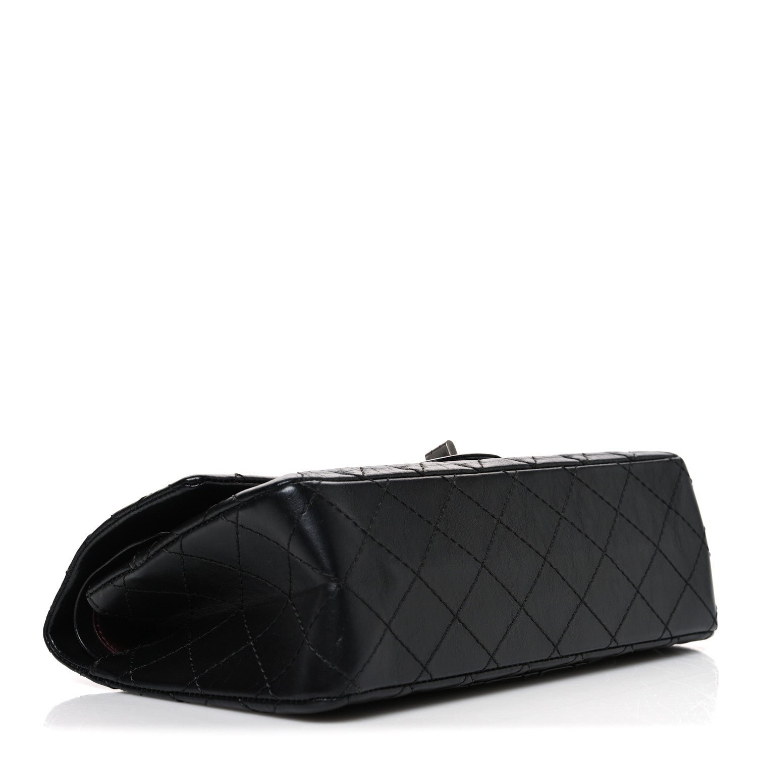 Chanel Aged Calfskin Quilted 2.55 Reissue 225 Flap Black 4 of 10