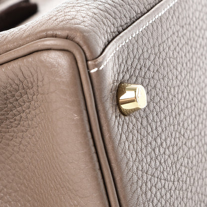 Hermes Taurillon Clemence Kelly Retourne 28 Etoupe 36 of 37