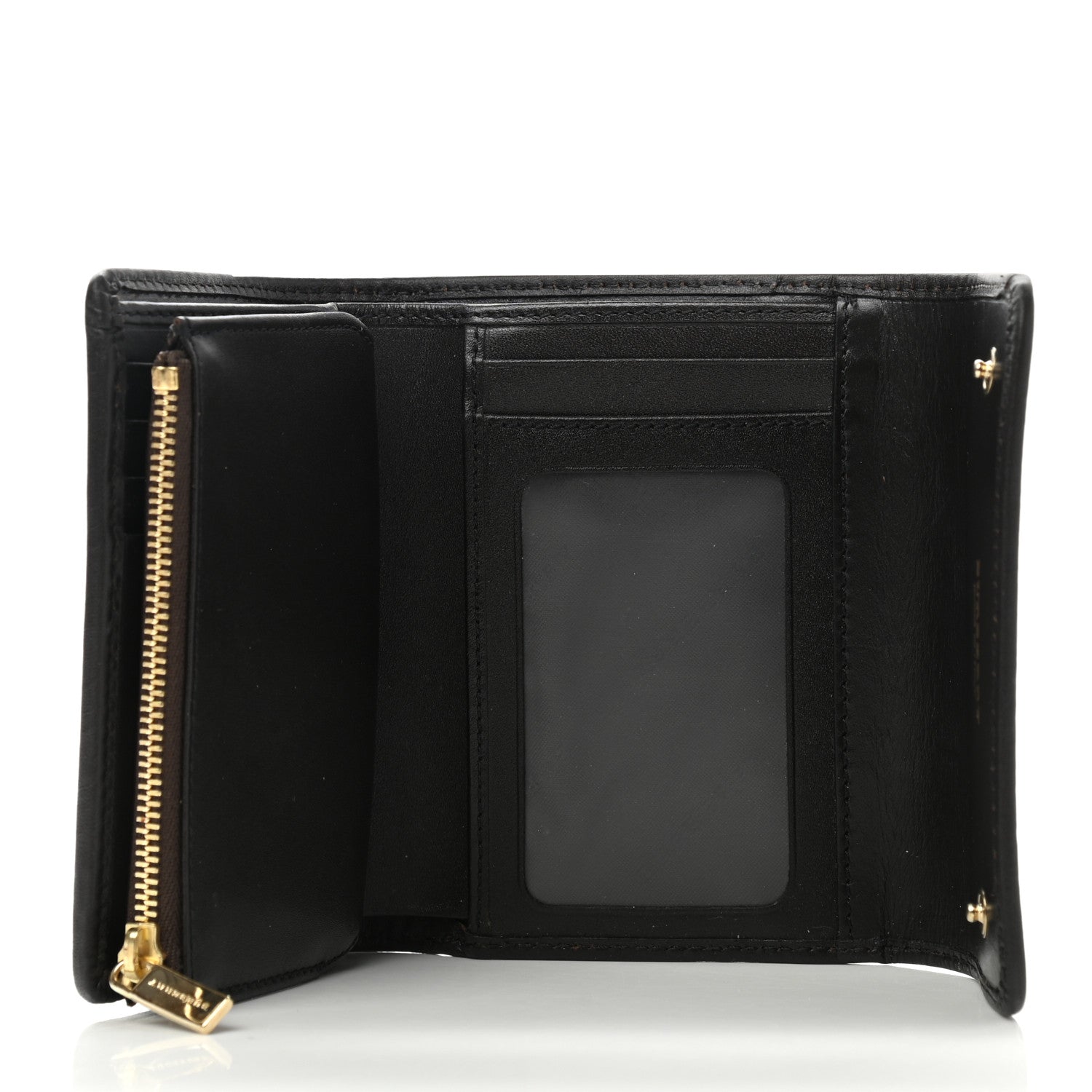 Burberry Haymarket Check Medium Bellfield ID Wallet Chocolate 2 of 8