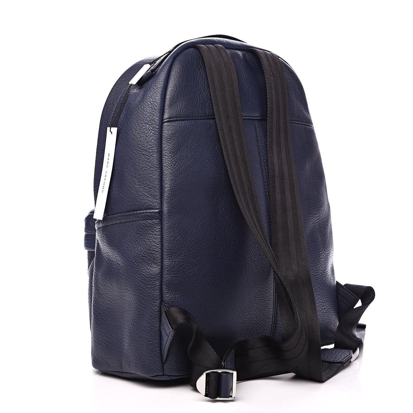 Pebbled Calfskin Varsity Backpack French Navy
