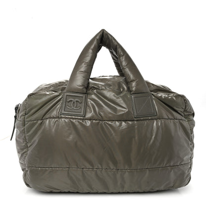 Chanel Nylon Quilted Coco Cocoon Reversible Tote Grey 1 of 10