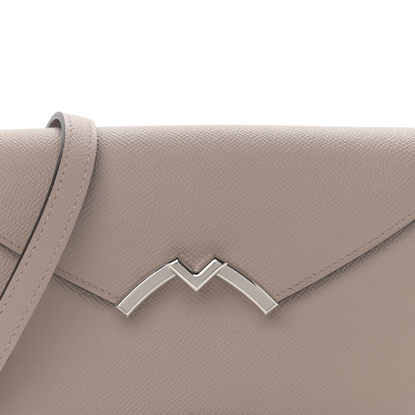 Taurillon Gabrielle Reporter Shoulder Bag Tourterelle