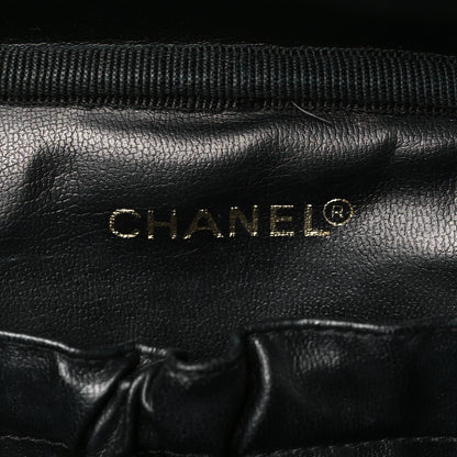 Chanel Caviar CC Vanity Cosmetic Case Black 6 of 10