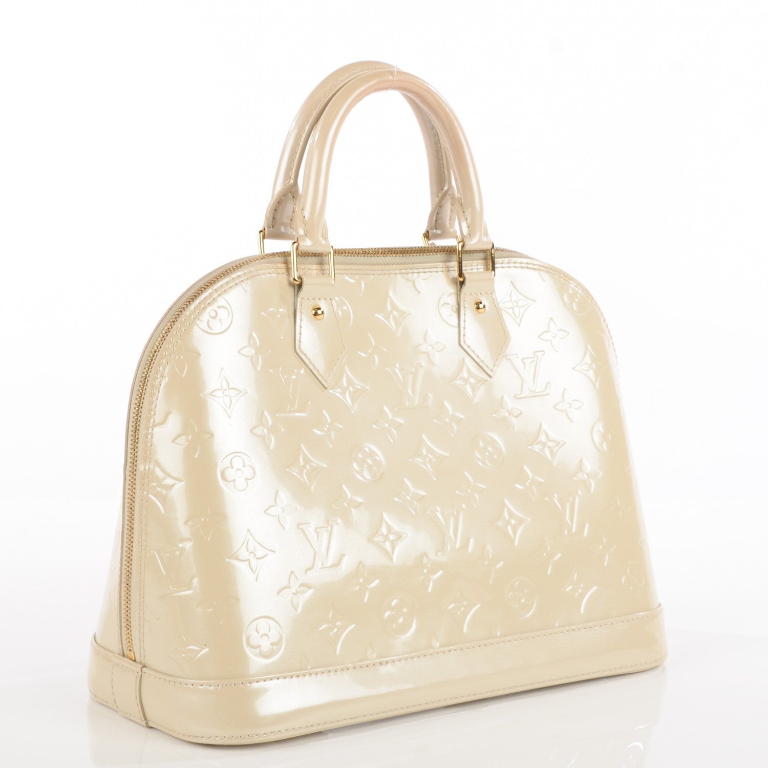 Louis Vuitton Vernis Alma PM Blanc Corail 3 of 7