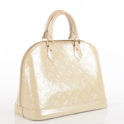 Louis Vuitton Vernis Alma PM Blanc Corail 3 of 7