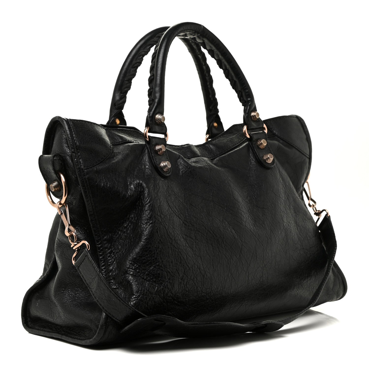 Balenciaga Agneau Giant 12 Rose Gold Hardware City Black 3 of 19