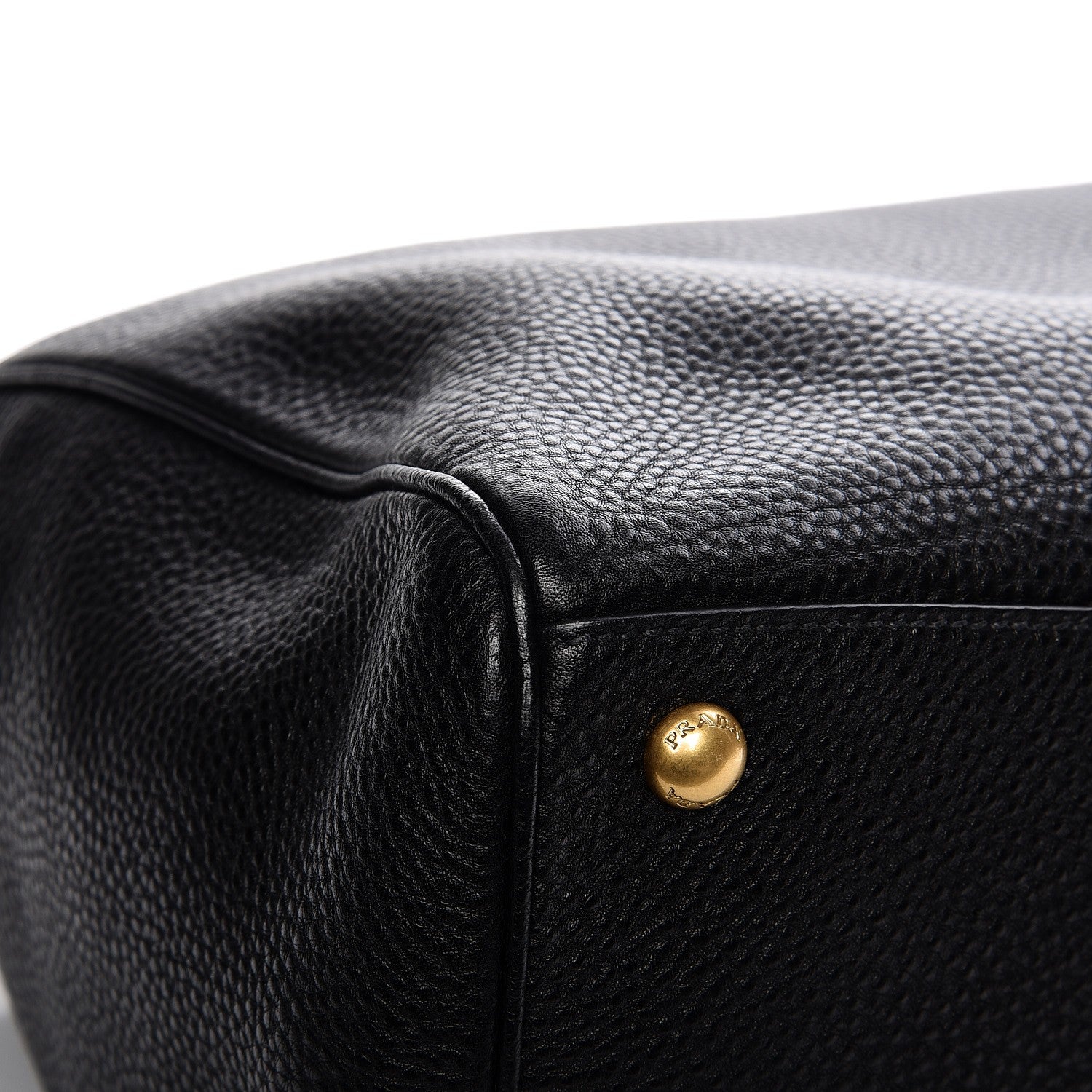 Prada Vitello Daino Tote Nero Black 13 of 13