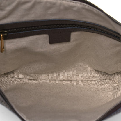 Gucci GG Supreme Monogram Web Small Ophidia Half Moon Hobo Brown 5 of 9