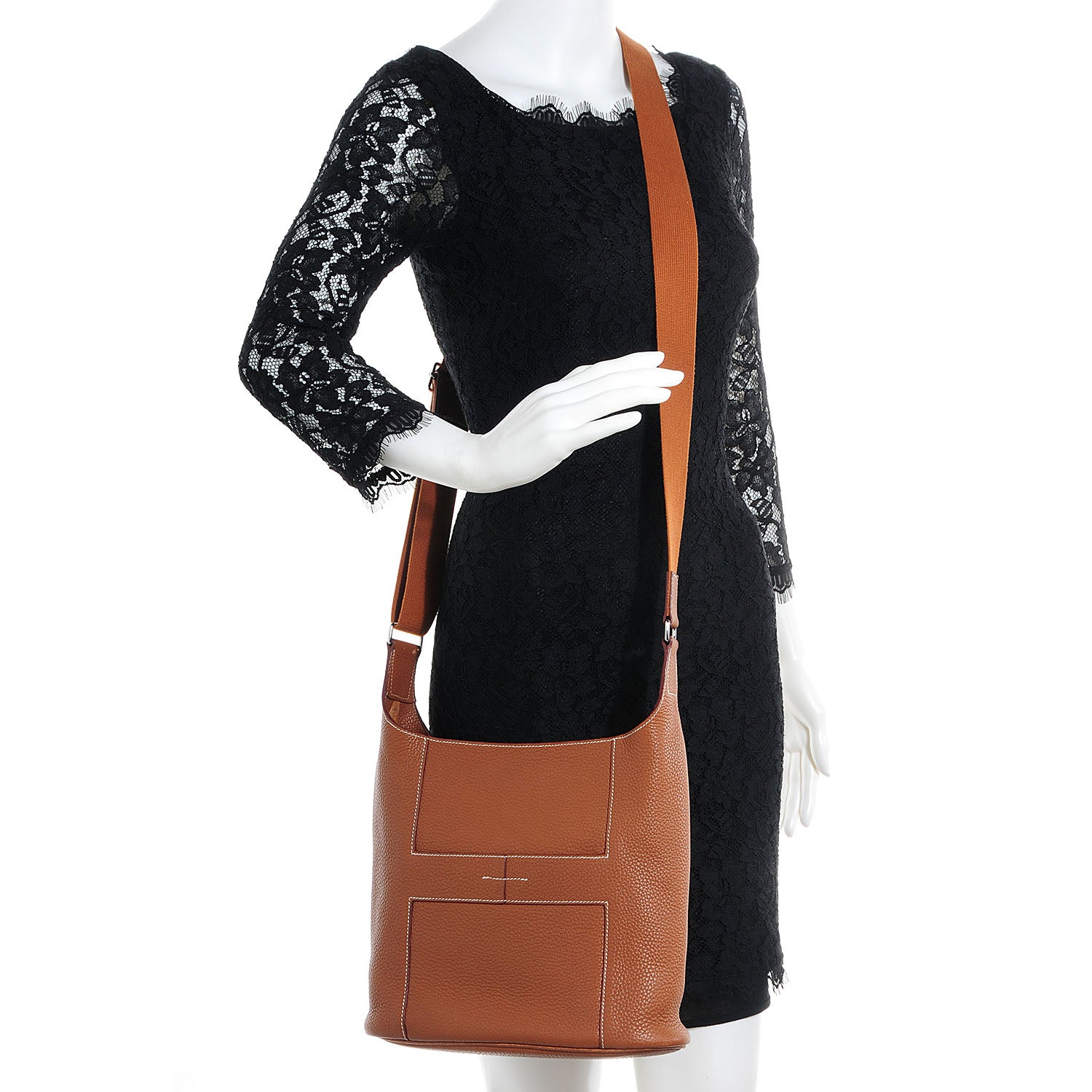 Hermes Taurillon Clemence Sac Goodnews PM Gold 2 of 13