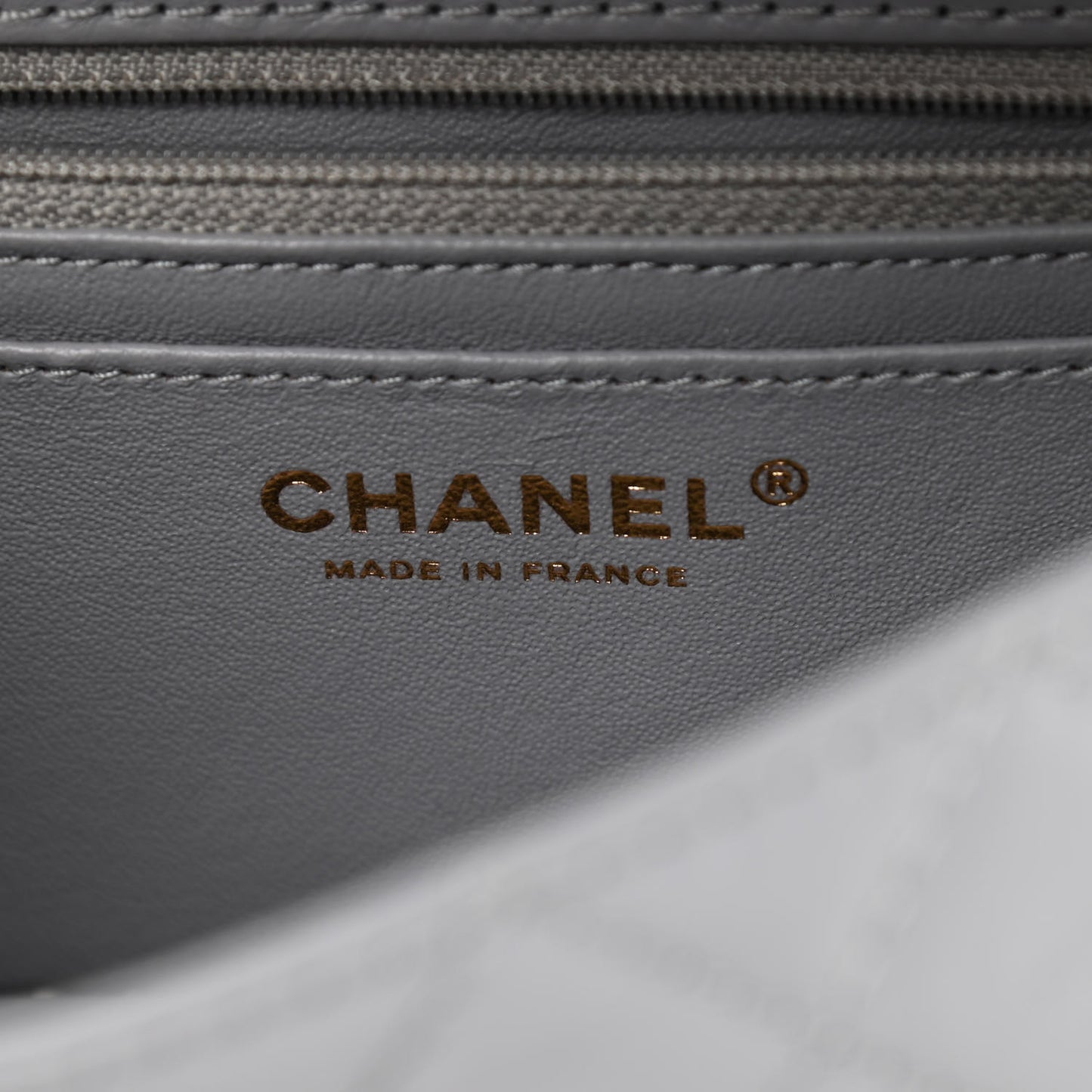 Aged Calfskin Quilted 2.55 Reissue Mini Flap Grey
