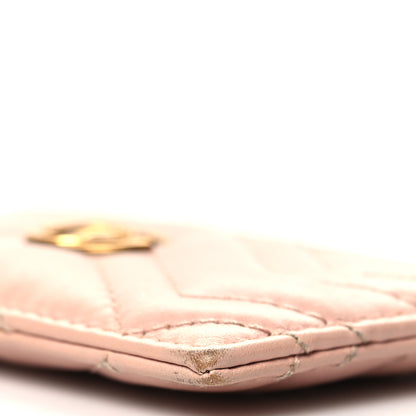 Gucci Calfskin Matelasse GG Marmont Card Holder Perfect Pink 9 of 12