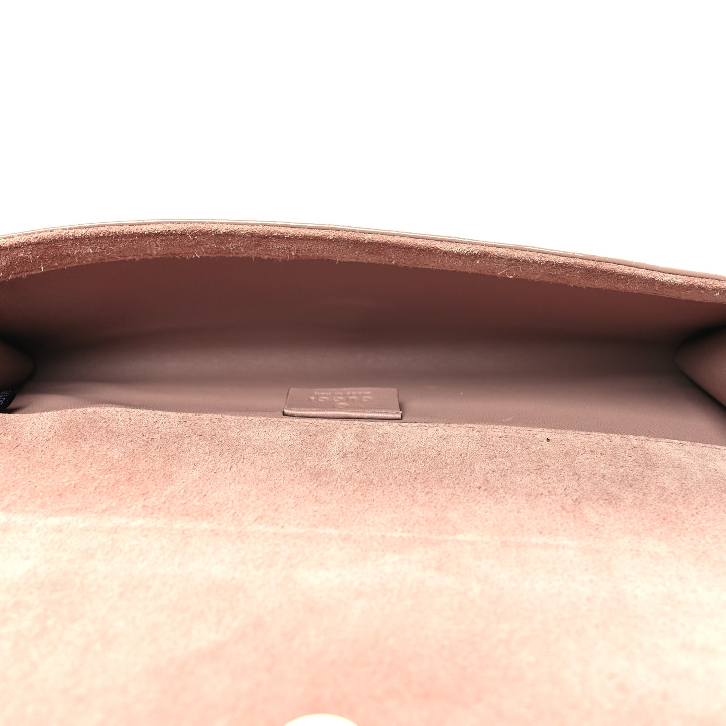Patent Microguccissima Small Broadway Clutch Dark Cipria