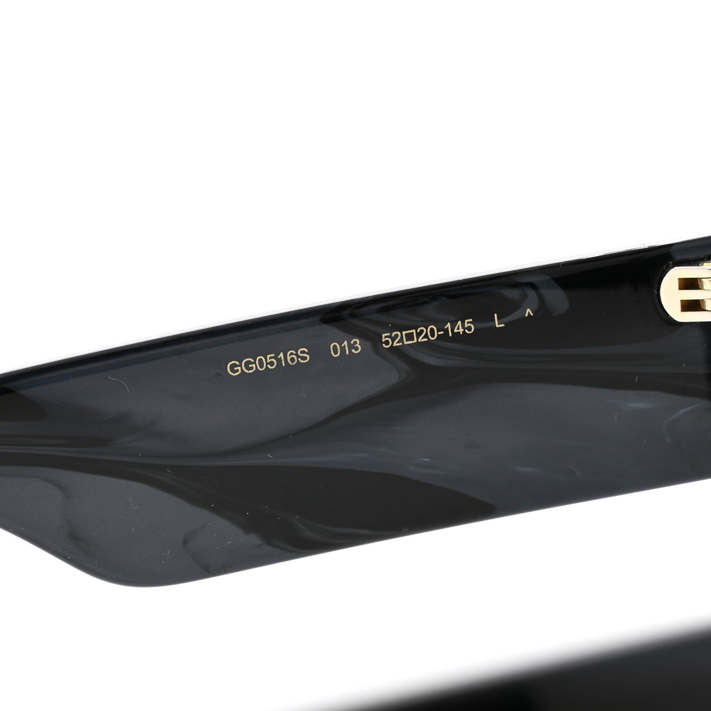 Acetate Rectangular Sunglasses GG0516S Black