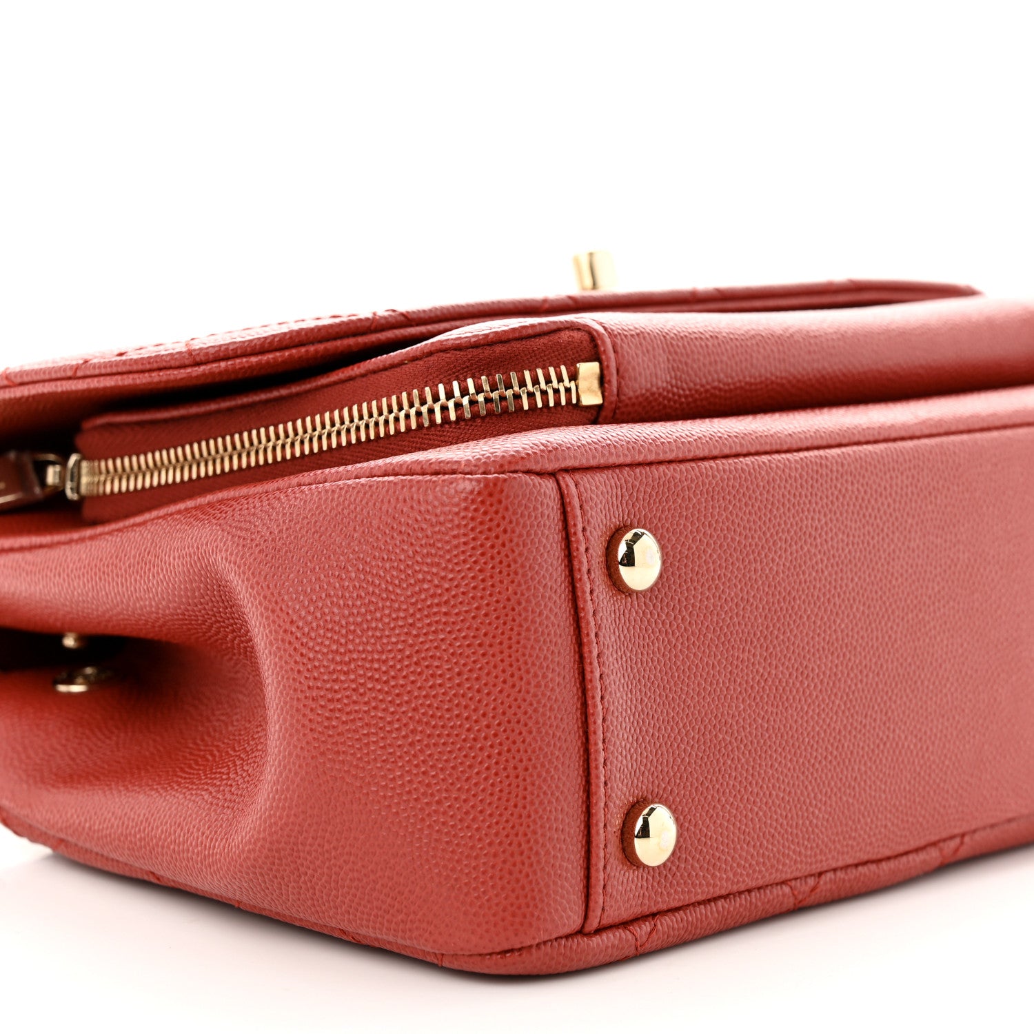 Chanel Caviar Quilted Medium Business Affinity Flap Red 9 of 13