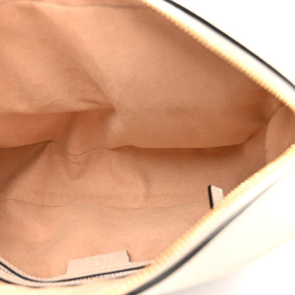 Gucci GG Supreme Monogram Small Horsebit 1955 Shoulder Bag Beige Mystic White 5 of 13