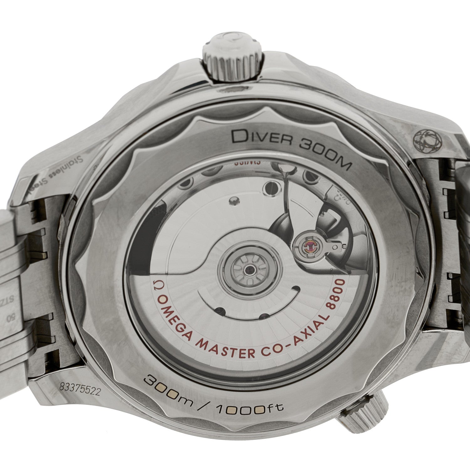 Omega Stainless Steel 42mm Seamaster 300m Automatic Watch White 210.30.42.20.04.001 4 of 5