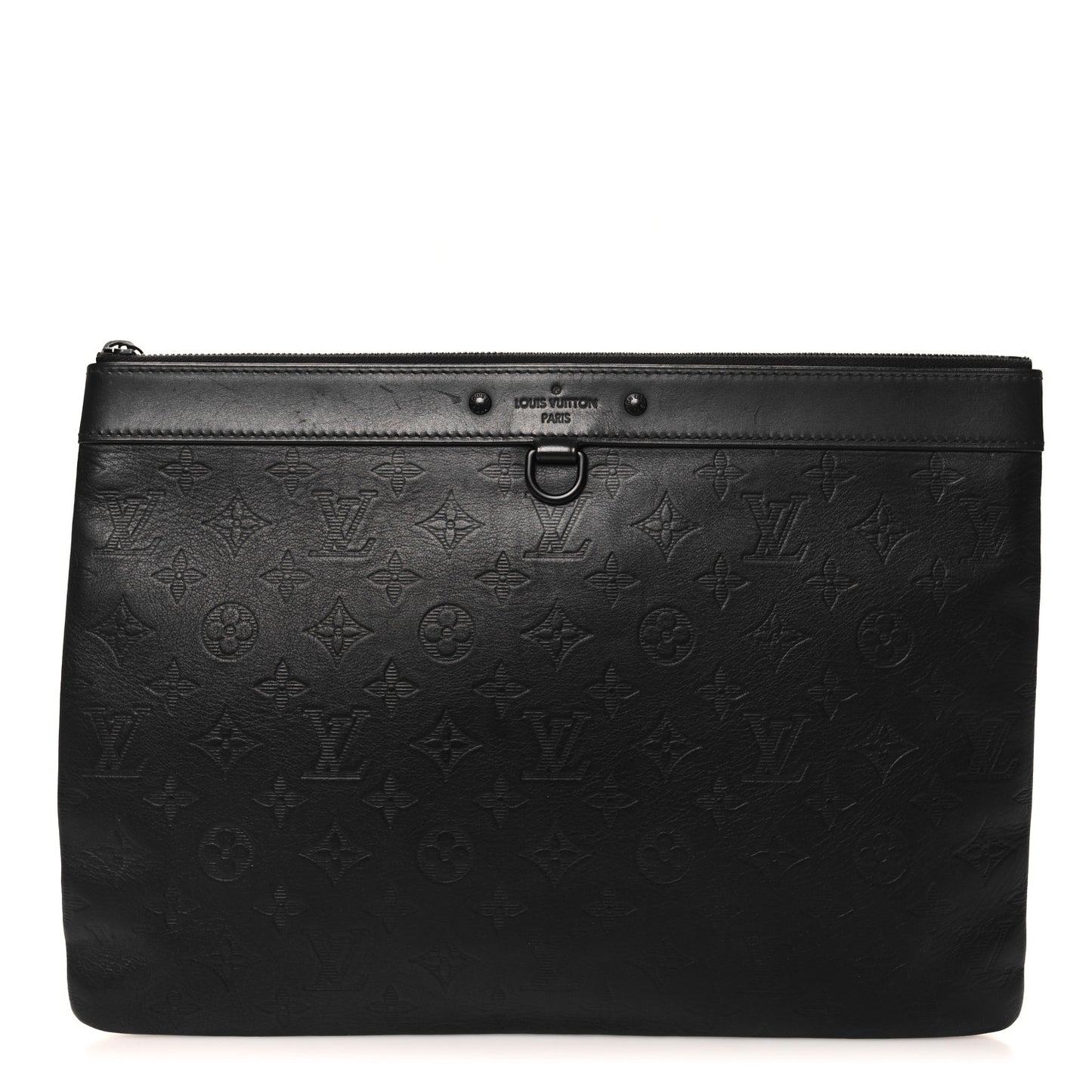 Calfskin Monogram Shadow Discovery Pochette Black
