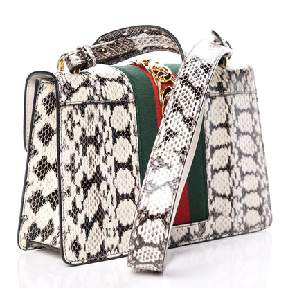 Gucci Snakeskin Small Sylvie Shoulder Bag Roccia 3 of 13