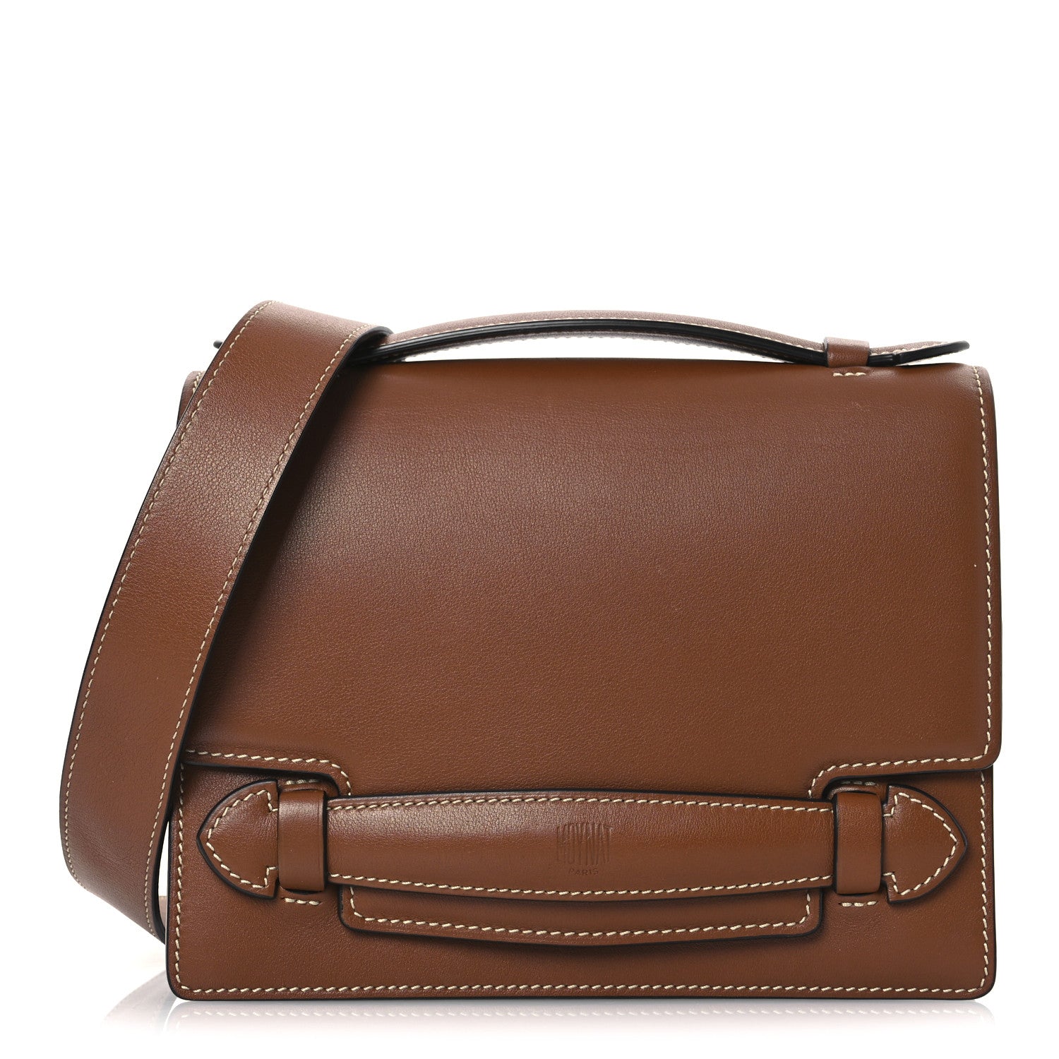 Moynat Dream Calfskin Malle PM Cognac 1 of 12