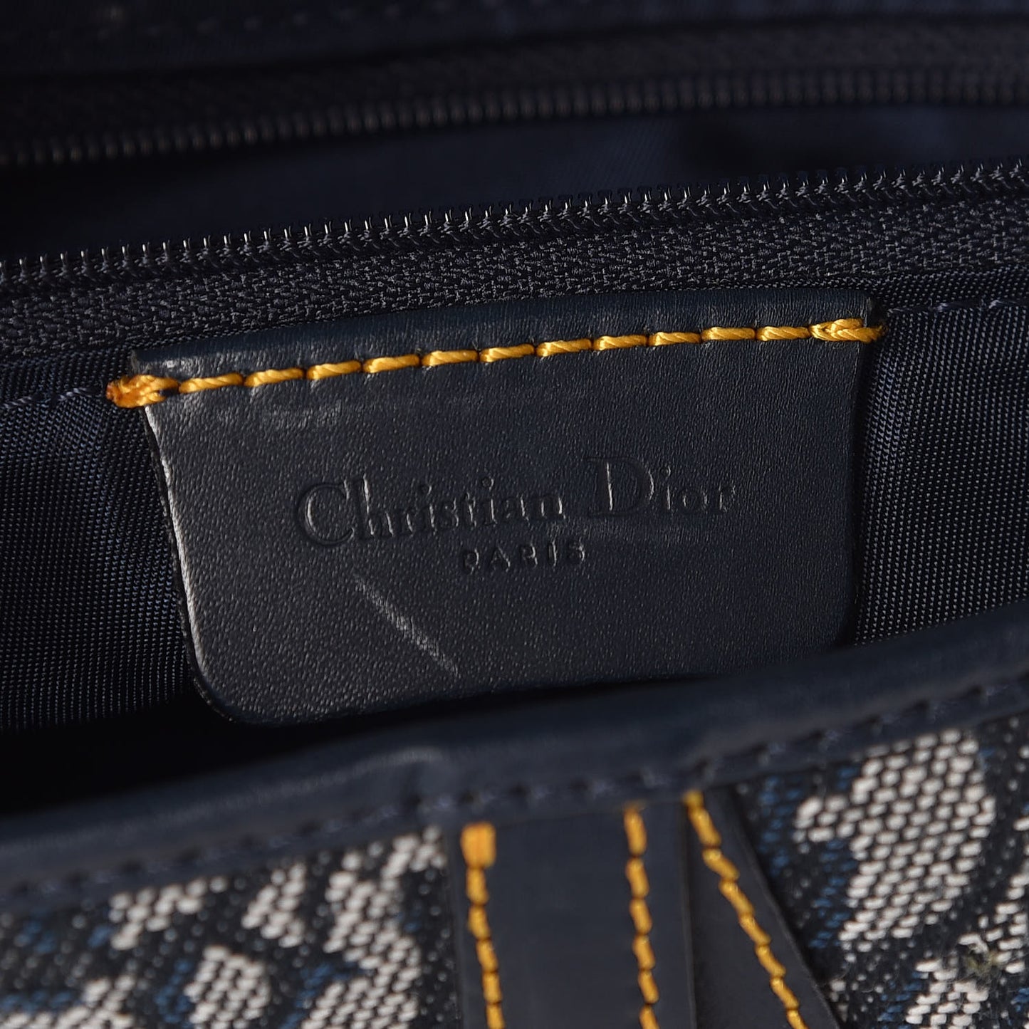 Monogram Saddle Bag Blue