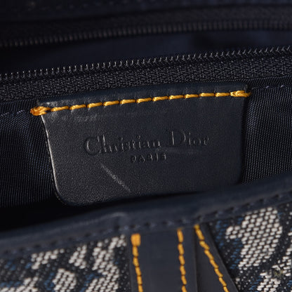 Christian Dior Monogram Saddle Bag Blue 9 of 10