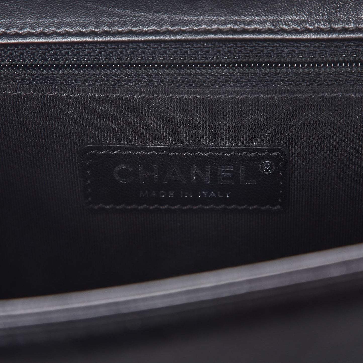 Lambskin Quilted New Medium Boy Flap Black