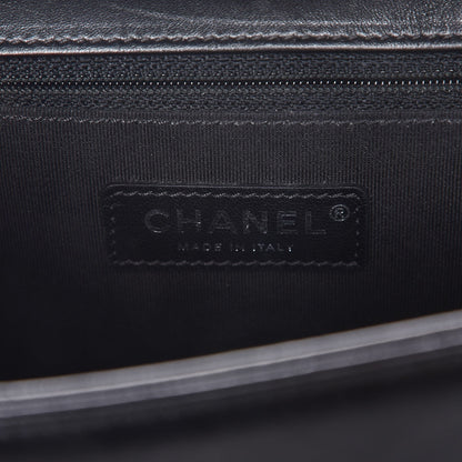 Chanel Lambskin Quilted New Medium Boy Flap Black 6 of 8