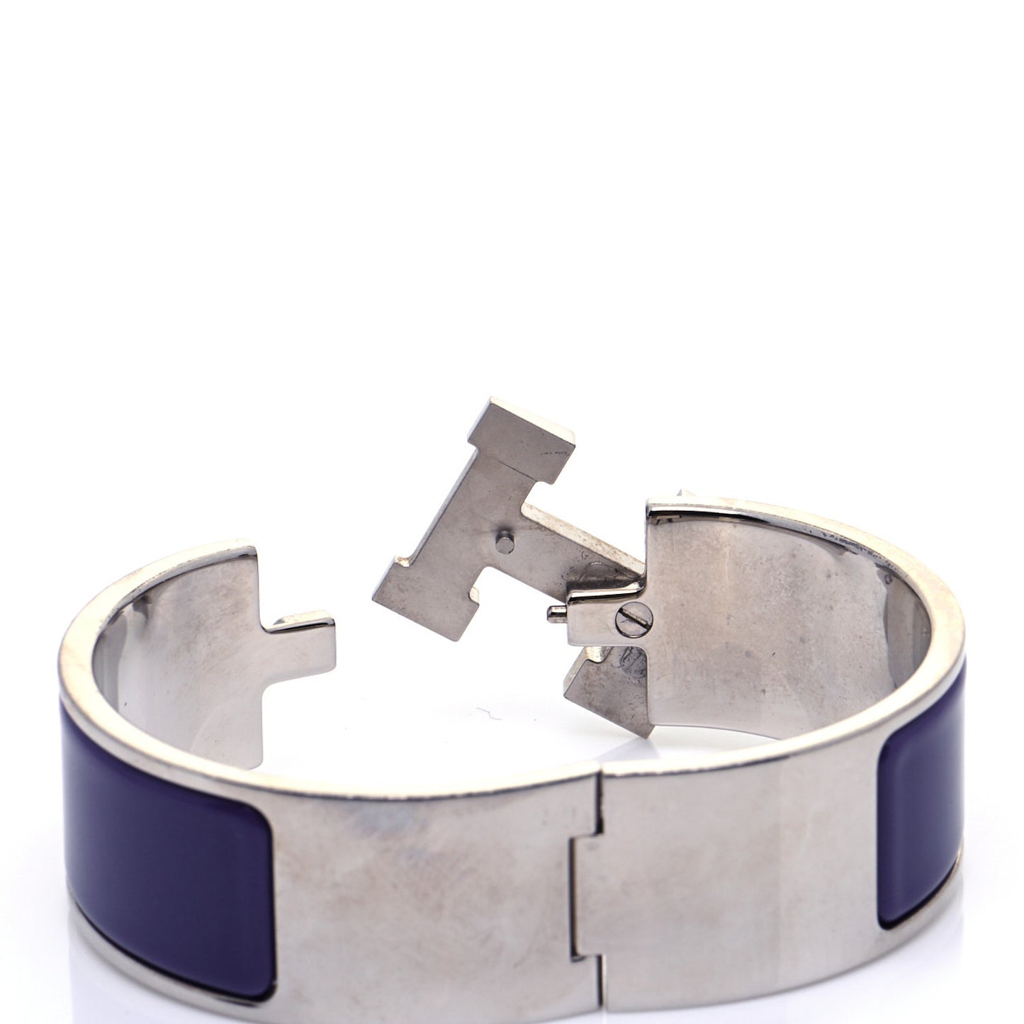 Enamel Wide Clic Clac H Bracelet PM Iris