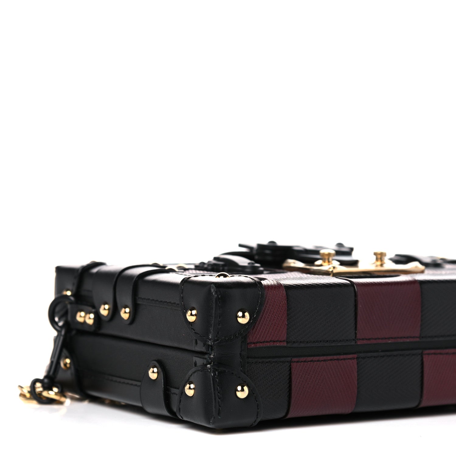 Louis Vuitton Damier Tressage Petite Malle Black 7 of 10