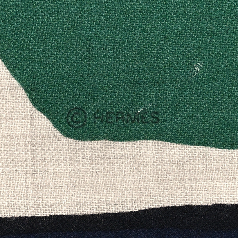 Cashmere Silk Libre Comme Pegase Shawl 140 Vert Naturel Bleu