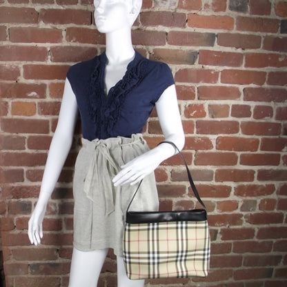 Burberry Nova Check Plaid Hobo 2 of 10