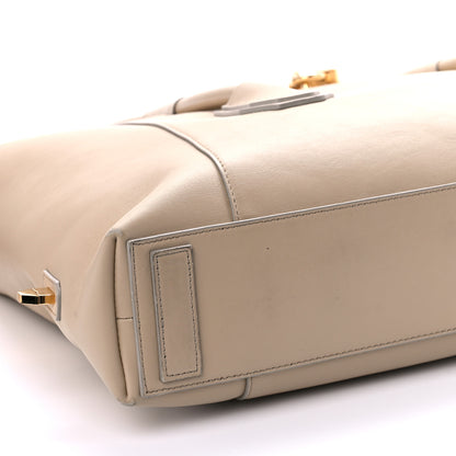Givenchy Smooth Calfskin Medium Antigona Lock Duffle Bag Beige 7 of 10