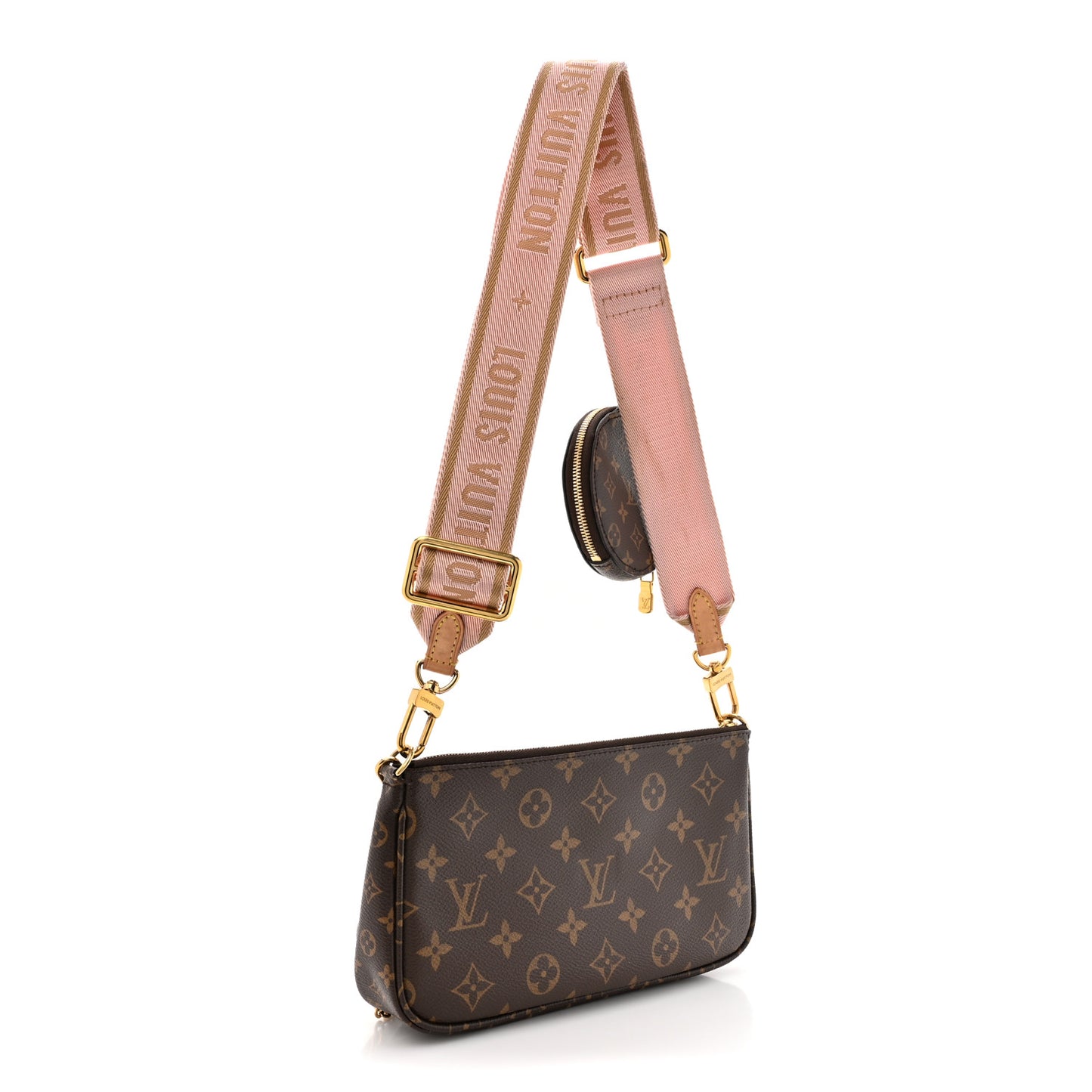Monogram Multi Pochette Accessories Rose Clair