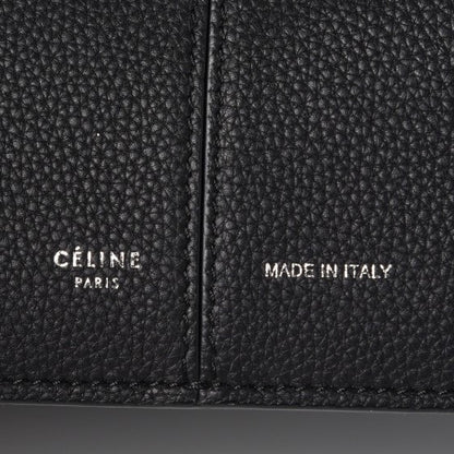 Celine Baby Grained Calfskin Small Tri-Fold Bag Black 10 of 11