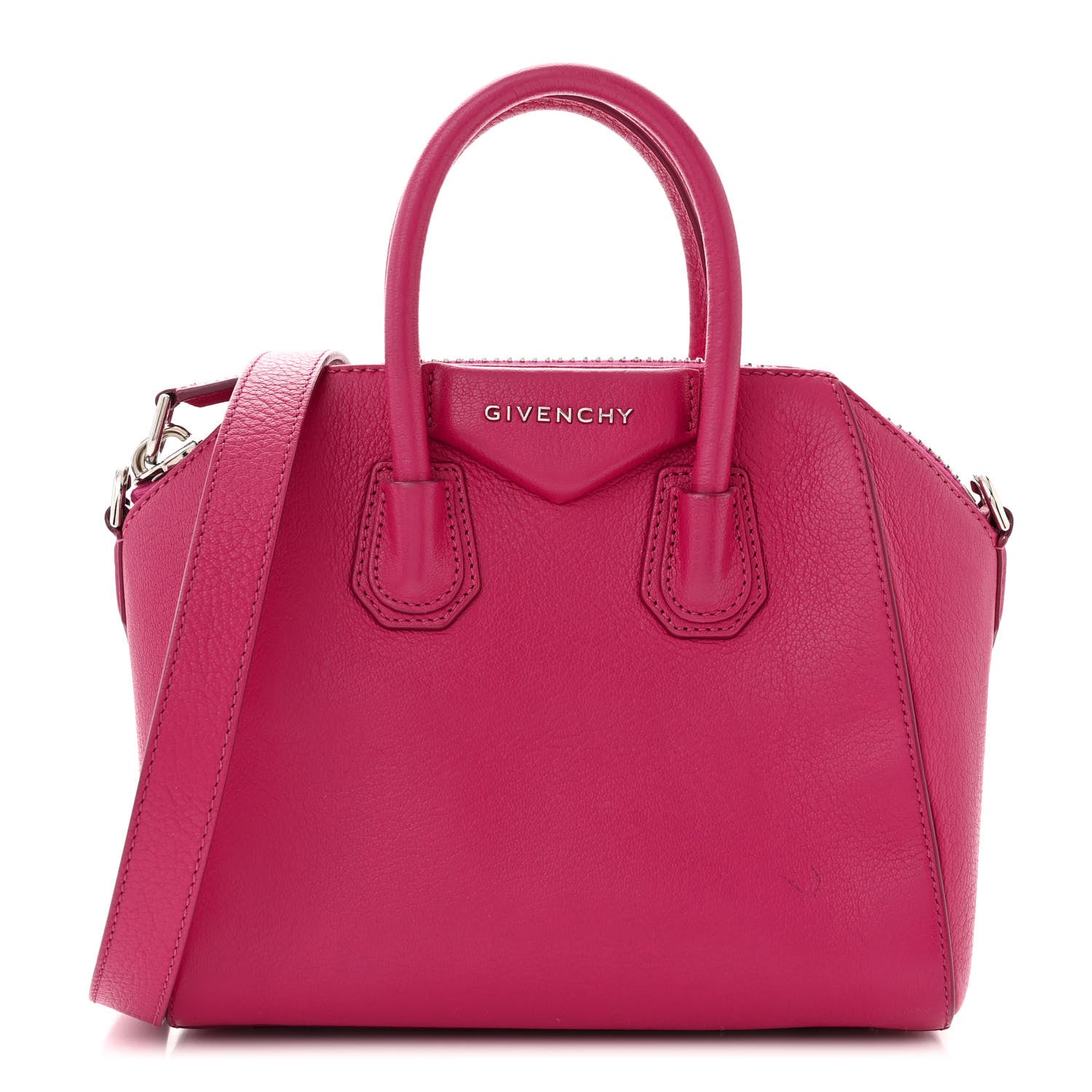 Givenchy Sugar Goatskin Mini Antigona Fushia 1 of 13
