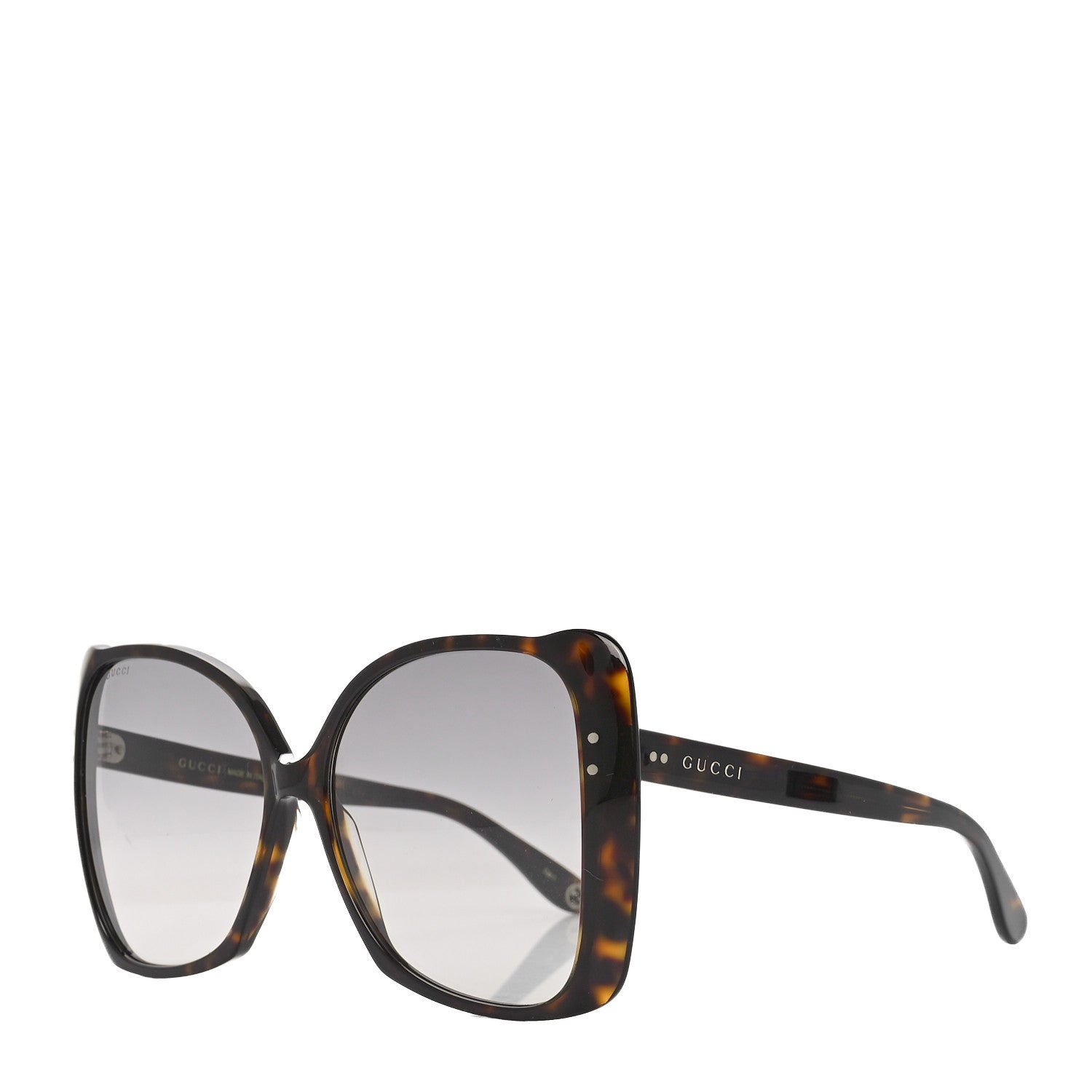 Gucci Acetate Oversize Square Frame GG0471S Sunglasses Tortoise 1 of 6