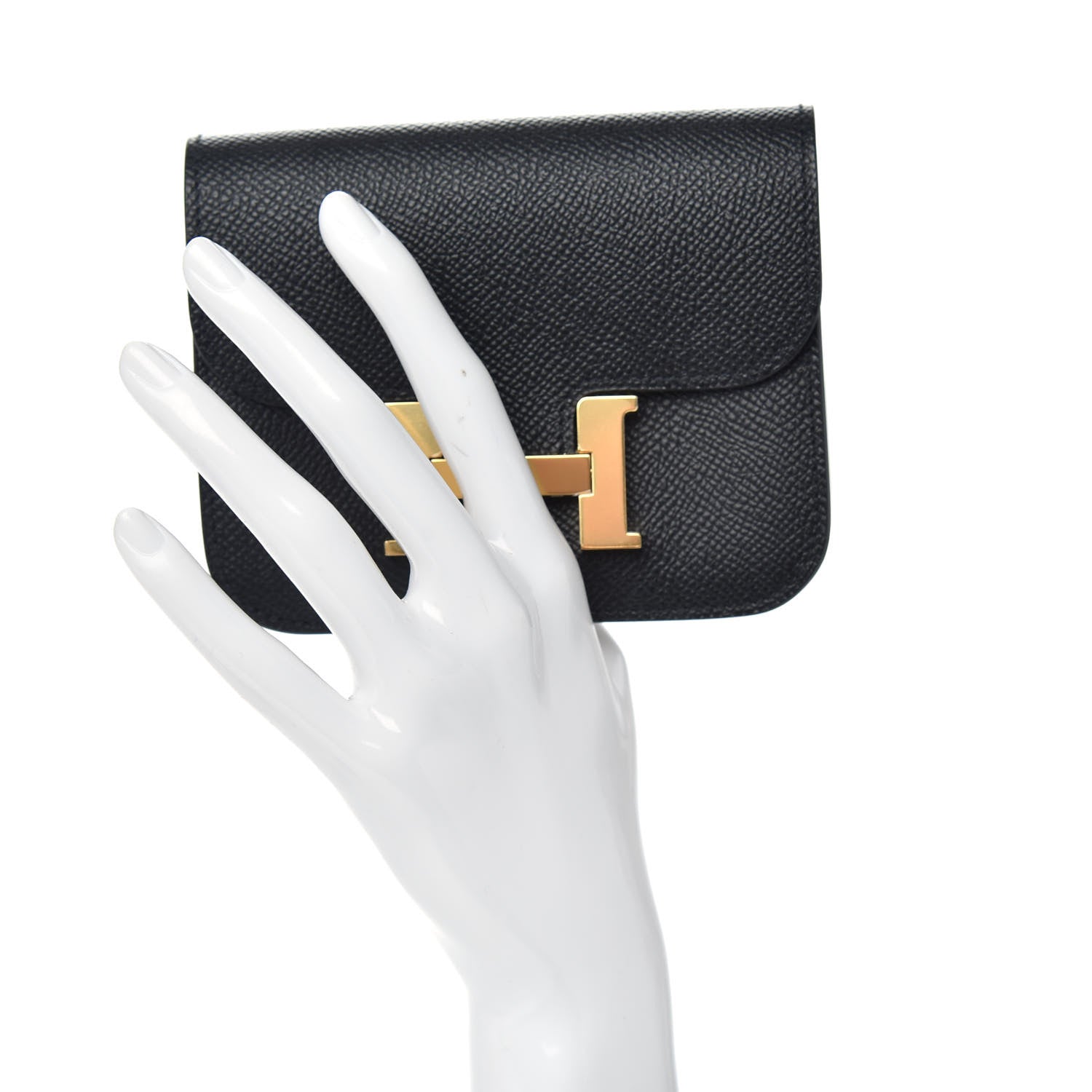 Hermes Epsom Constance Slim Wallet Black 2 of 8