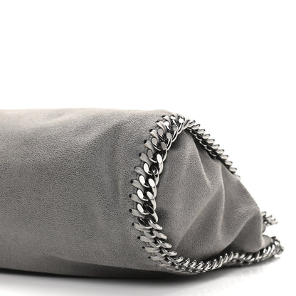 Stella McCartney Shaggy Deer Mini Falabella Fold Over Tote Light Grey 10 of 10