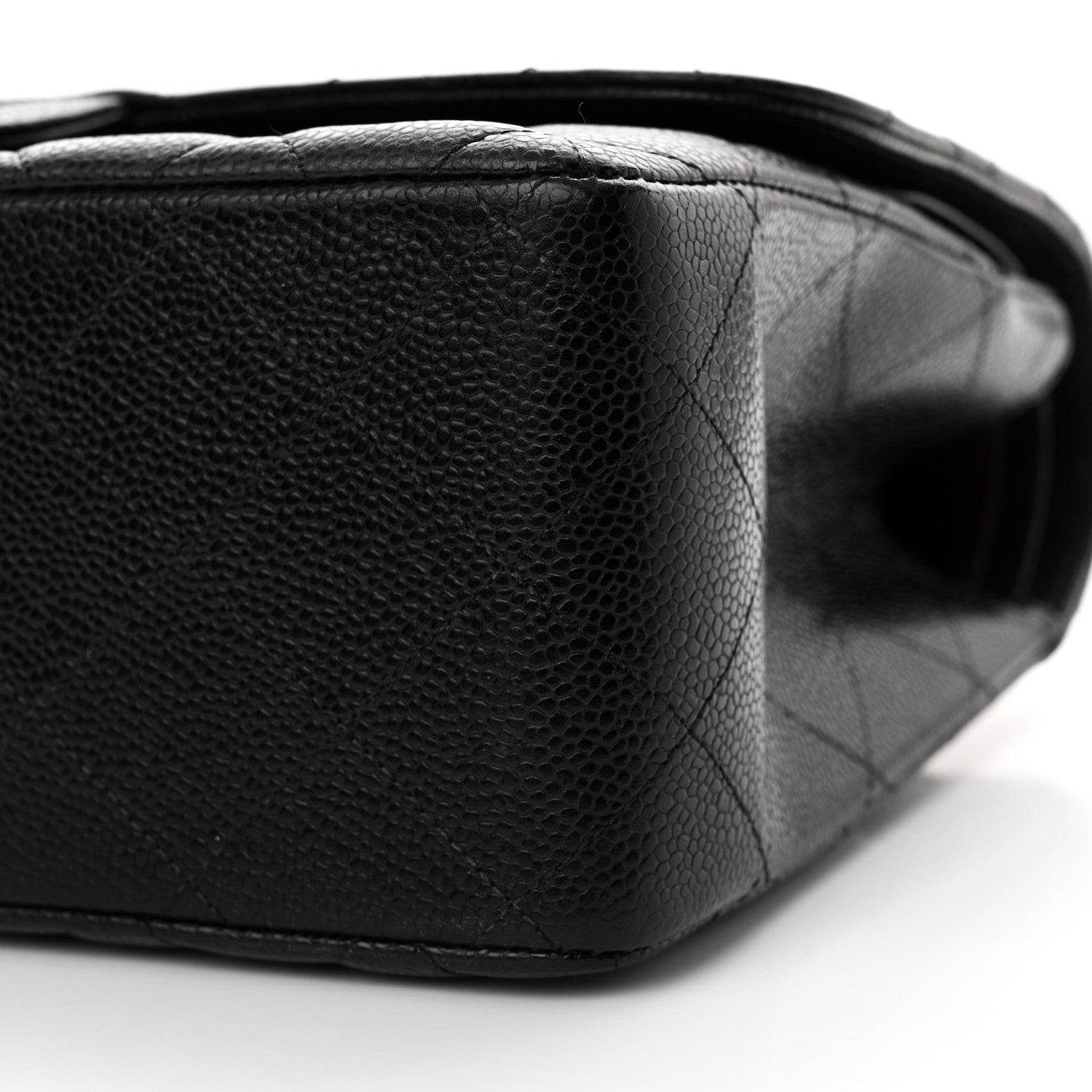 Chanel Caviar Quilted Jumbo Double Flap Black 10 of 12